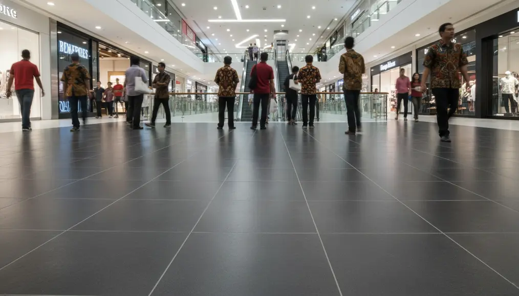 Jenis Keramik Ideal untuk Pasang Keramik Traffic Tinggi dan Area Komersial