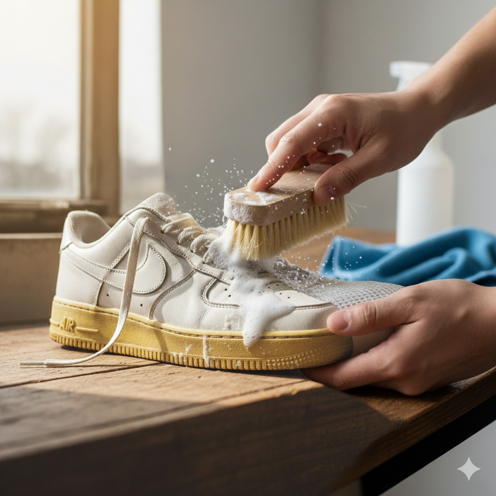 Langkah-Langkah Utama Cara Mencuci Sepatu Nike dengan Tangan