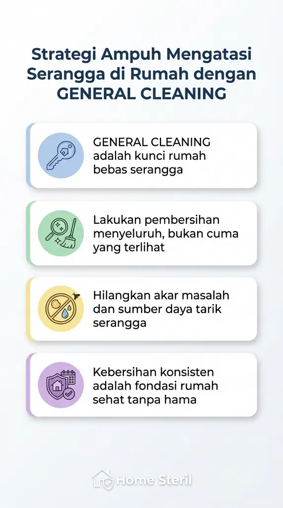 Strategi Ampuh Mengatasi Serangga di Rumah dengan GENERAL CLEANING