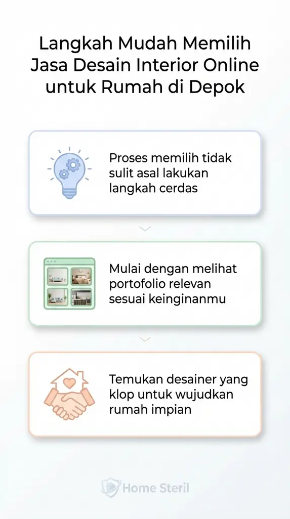 Langkah Mudah Memilih Jasa Desain Interior Online untuk Rumah di Depok