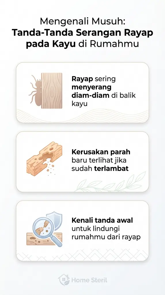 Mengenali Musuh: Tanda-Tanda Serangan Rayap pada Kayu di Rumahmu