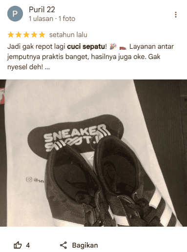 Rating Produk Sneakershoot Terkait Perawatan Sepatu