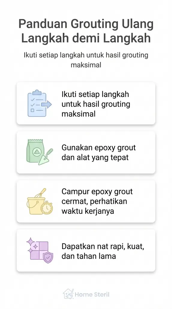 Panduan Grouting Ulang Langkah demi Langkah