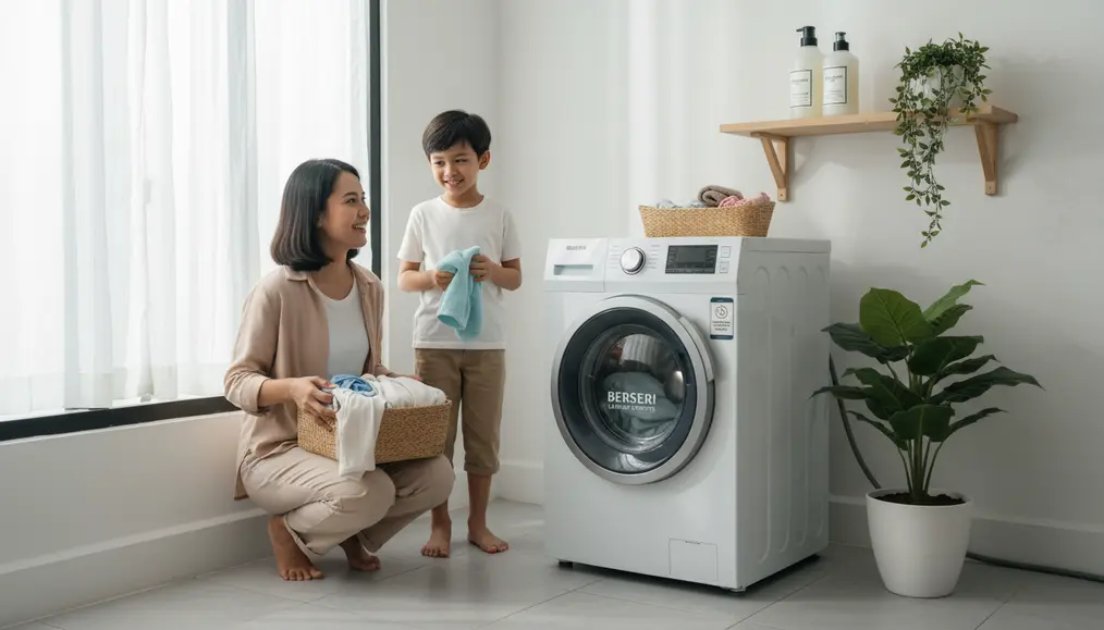 Mengapa kamu harus memilih jasa Bersihkan Mesin Cuci Top Loading di Home Steril?