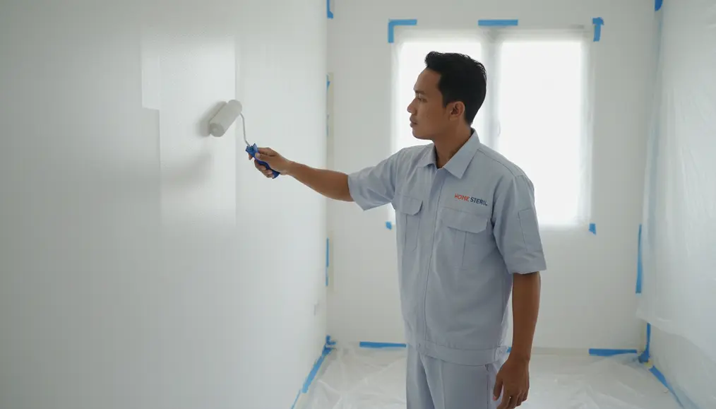 Proses Kerja Tukang Cat Profesional dari Home Steril Jakarta