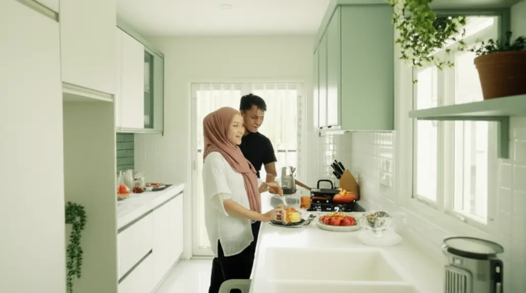 Desain Kitchen Set Minimalis yang Efisien untuk Ruang Sempit