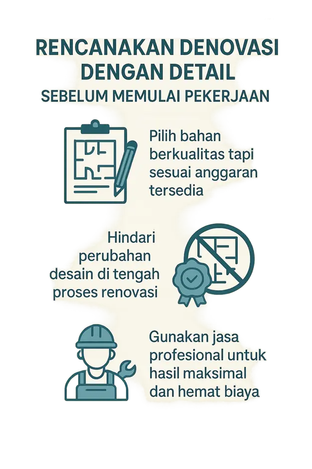 Tips Menghemat Biaya Renovasi Tanpa Mengorbankan Kualitas