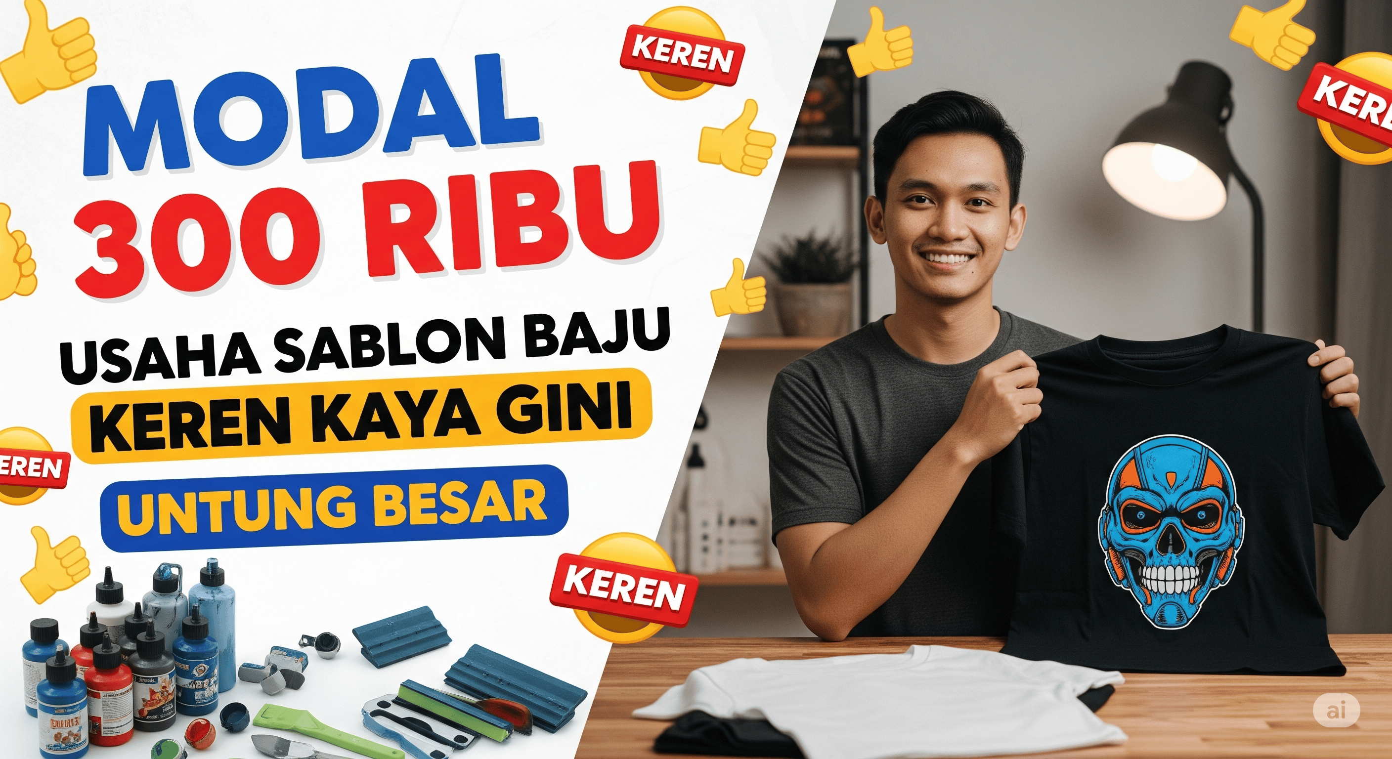 Mengembangkan Bisnis Sablon Manual Rumahan: Dari Hobi Menjadi Cuan