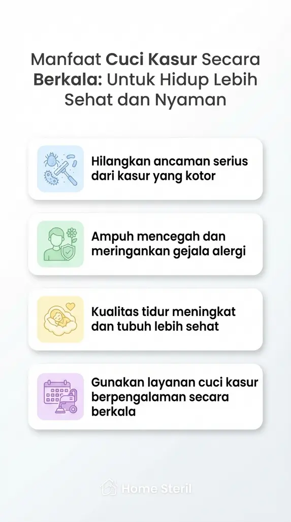Manfaat Cuci Kasur Secara Berkala: Untuk Hidup Lebih Sehat dan Nyaman