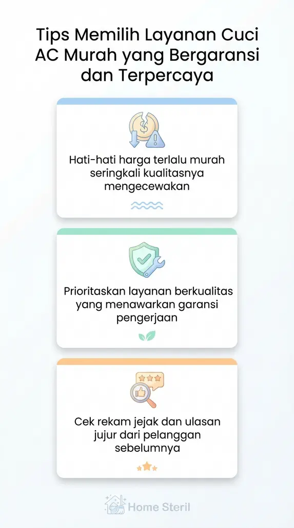 Tips Memilih Layanan Cuci AC Murah yang Bergaransi dan Terpercaya