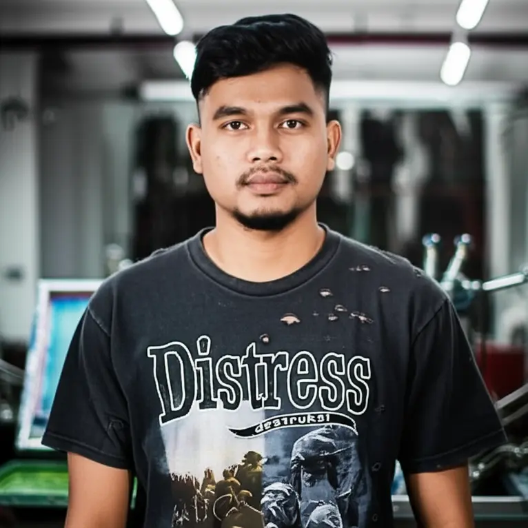 Ciptakan Efek Vintage Autentik: Panduan Sablon Baju Distress dan Destruksi