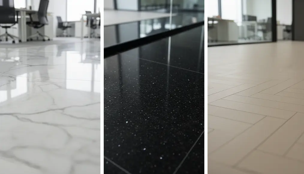 Mengenal Material Lantai Kantor: Perbedaan Perawatan Lantai Marmer dan Granit hingga Vinyl