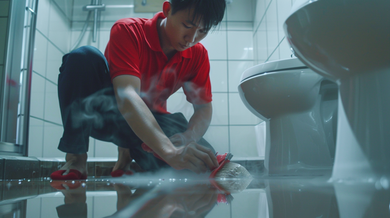 Pembersihan Kloset dan Kamar Mandi Sesuai Protokol Higienis