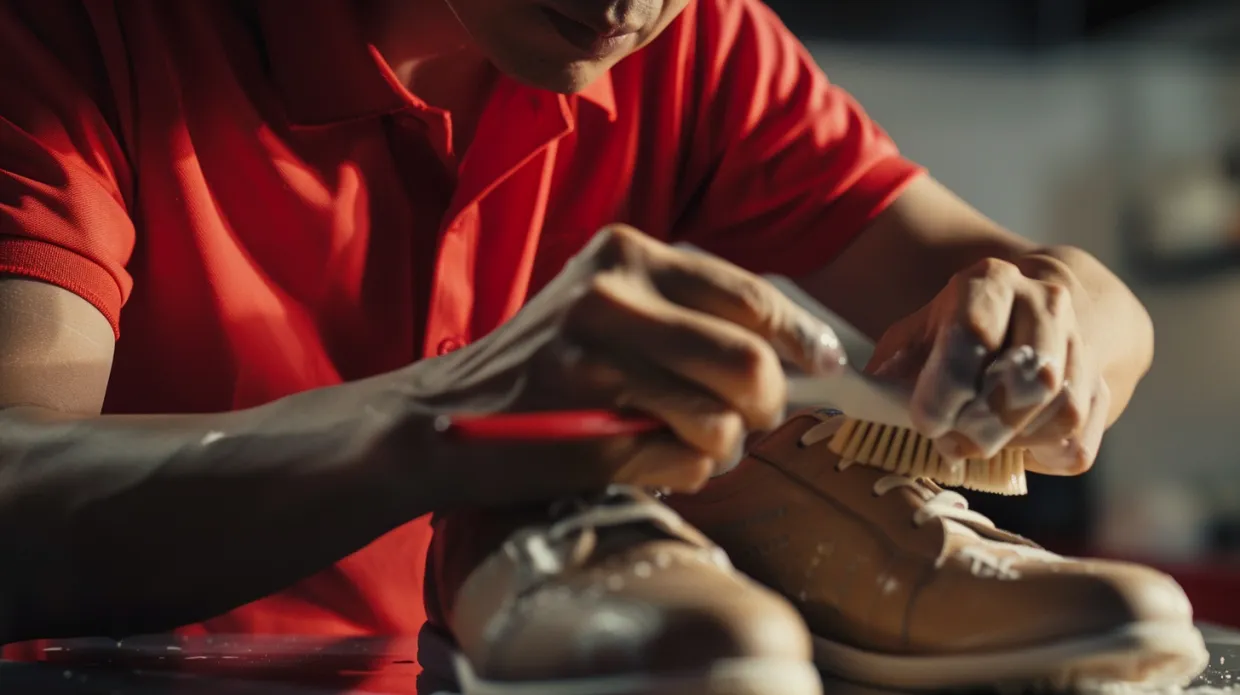 Bagaimana isi dalam shoe cleaning kit original Sneakershoot membedakan dari kit lain?