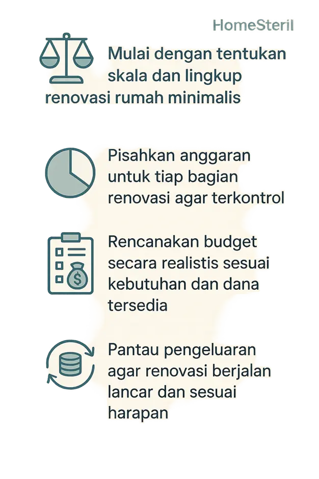 Langkah-langkah Membuat Budget Renovasi Rumah Minimalis yang Realistis