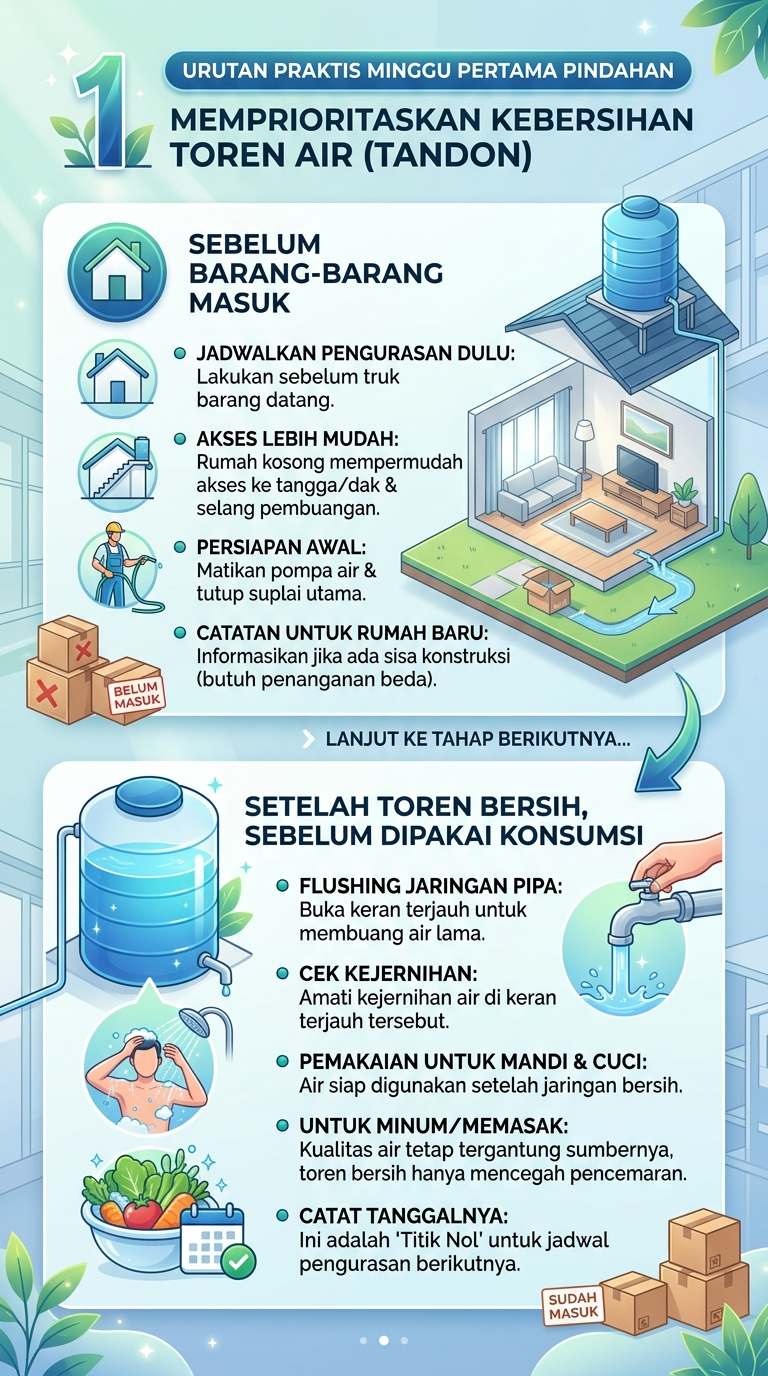 Infografik : Urutan Praktis Minggu Pertama Pindahan