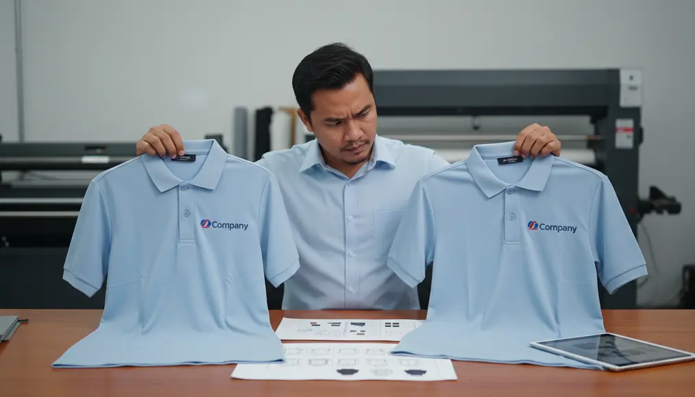 Teknik Bordir Logo dan Sablon Terbaik untuk Polo Custom Retail