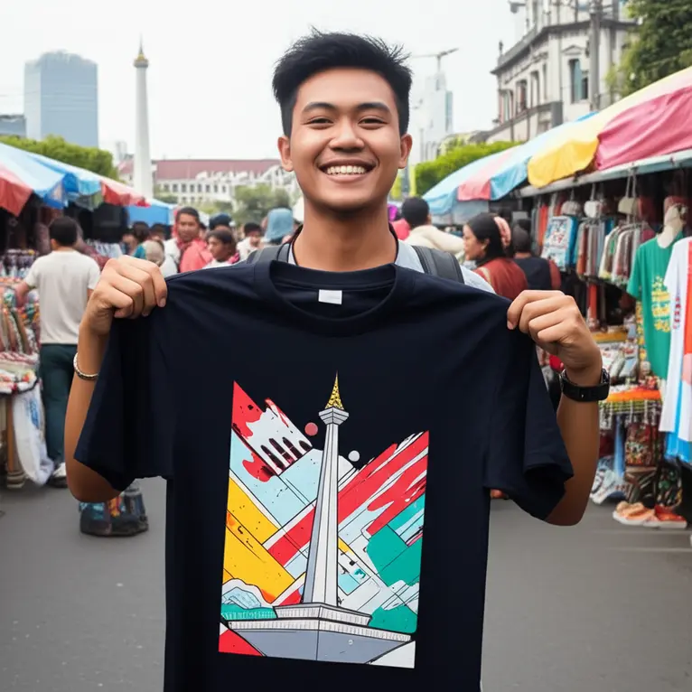 Peluang Bisnis Baju Satuan Custom Souvenir Khas Jakarta: Desain Unik & Target Wisatawan!
