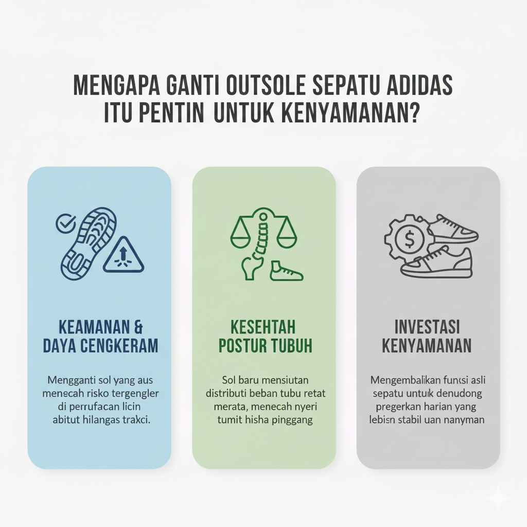 Mengapa Ganti Outsole Sepatu Adidas Itu Penting untuk Kenyamanan?