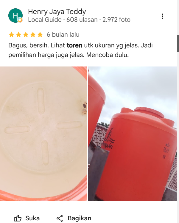 Ulasan Pelanggan Home Steril