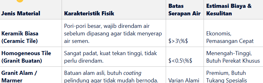 Karakteristik dan Sains Material Penutup Lantai - Home-Steril.com