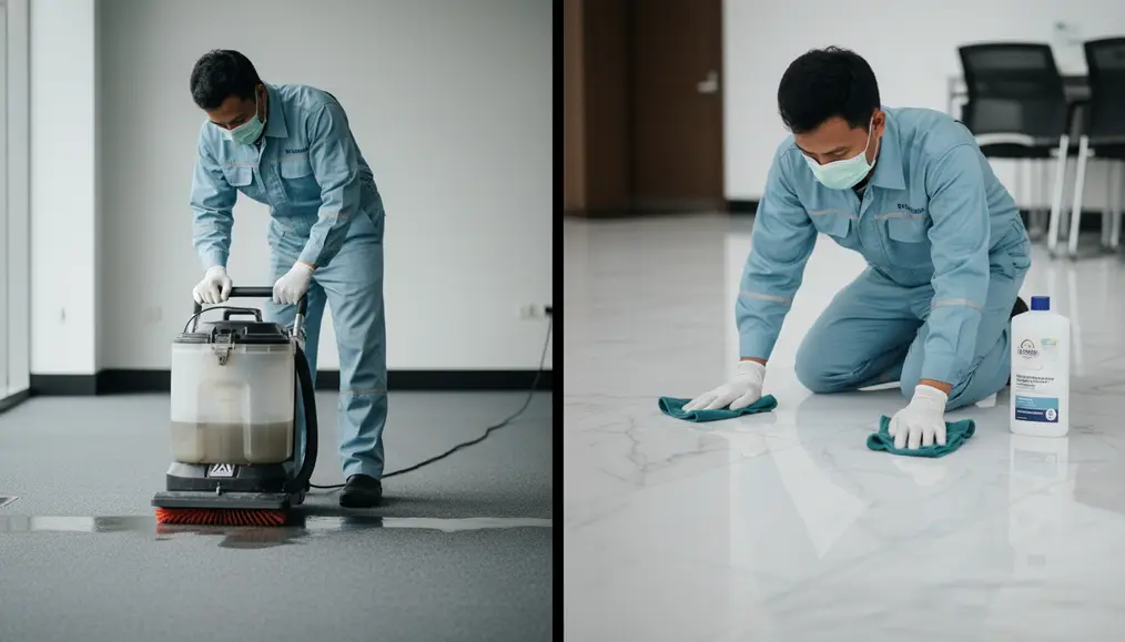 Layanan Pendukung: Jasa Cuci Karpet Kantor dan Perawatan Lantai Marmer