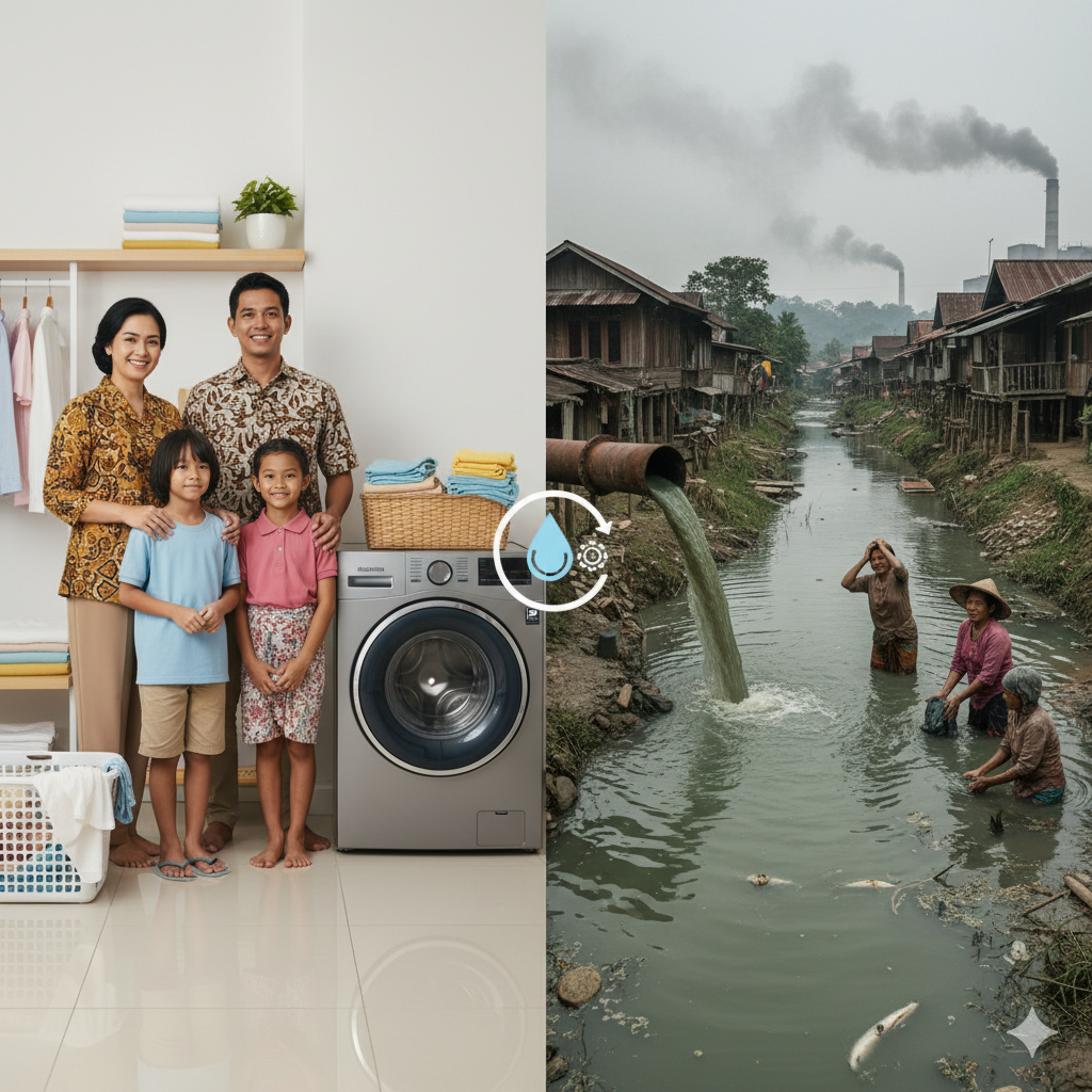 Dampak Sosial dan Lingkungan Mesin Cuci Modern