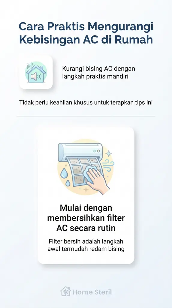 Cara Praktis Mengurangi Kebisingan AC di Rumah