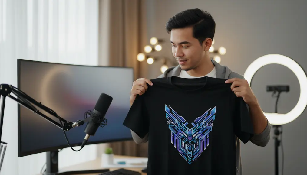 Mengapa Merchandise Kaos Penting untuk YouTuber dan Streamer?