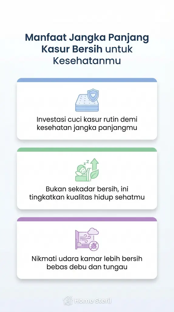 Manfaat Jangka Panjang Kasur Bersih untuk Kesehatanmu