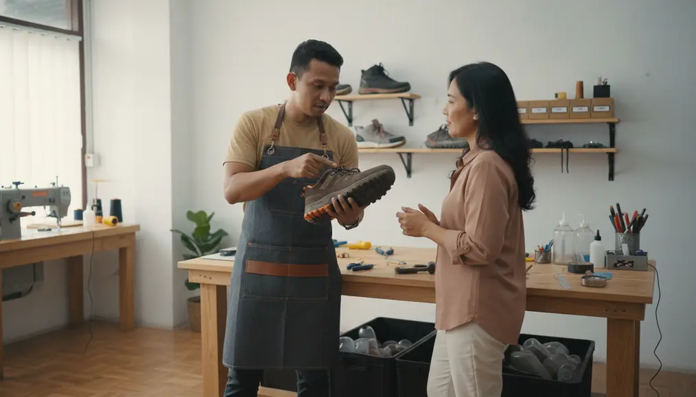 Memilih Jasa Ganti Sol Sepatu Hiking & Jahit Upper di Bandung
