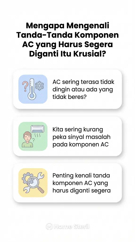 Mengapa Mengenali Tanda-Tanda Komponen AC yang Harus Segera Diganti Itu Krusial?