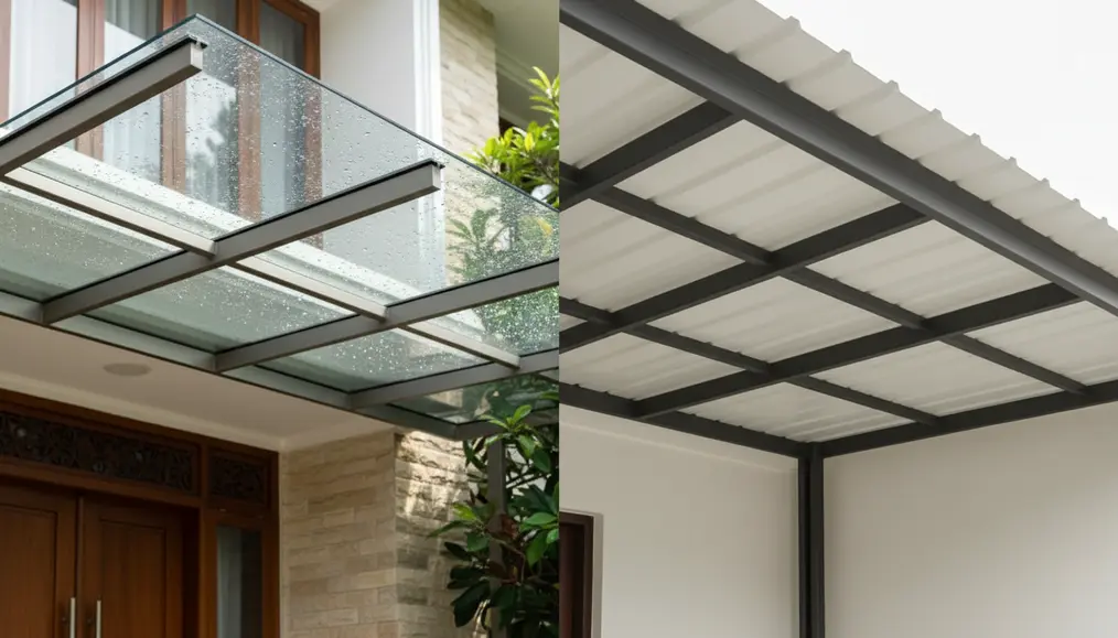 Pilihan Material Kanopi: Menyesuaikan Gaya dan Kebutuhan