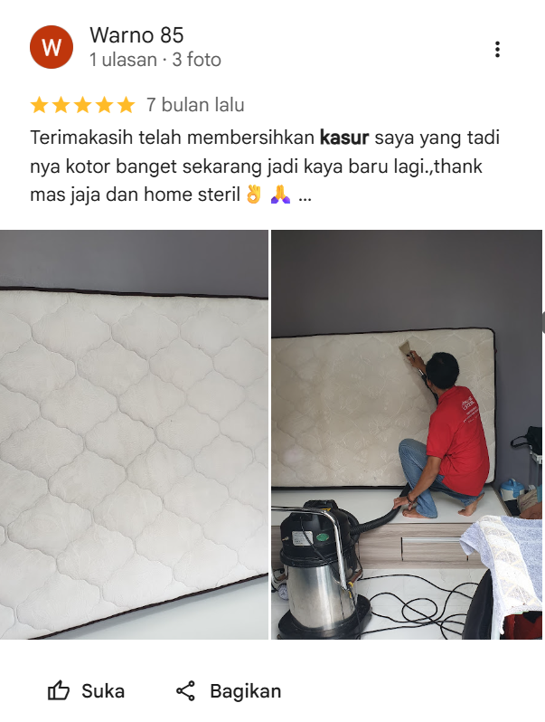 Testimoni Pelanggan Home Steril