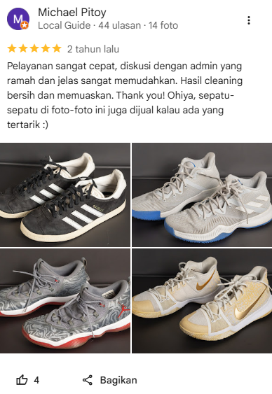 Apa Kata Mereka Tentang Jasa Cuci Sepatu di Sneakershoot?