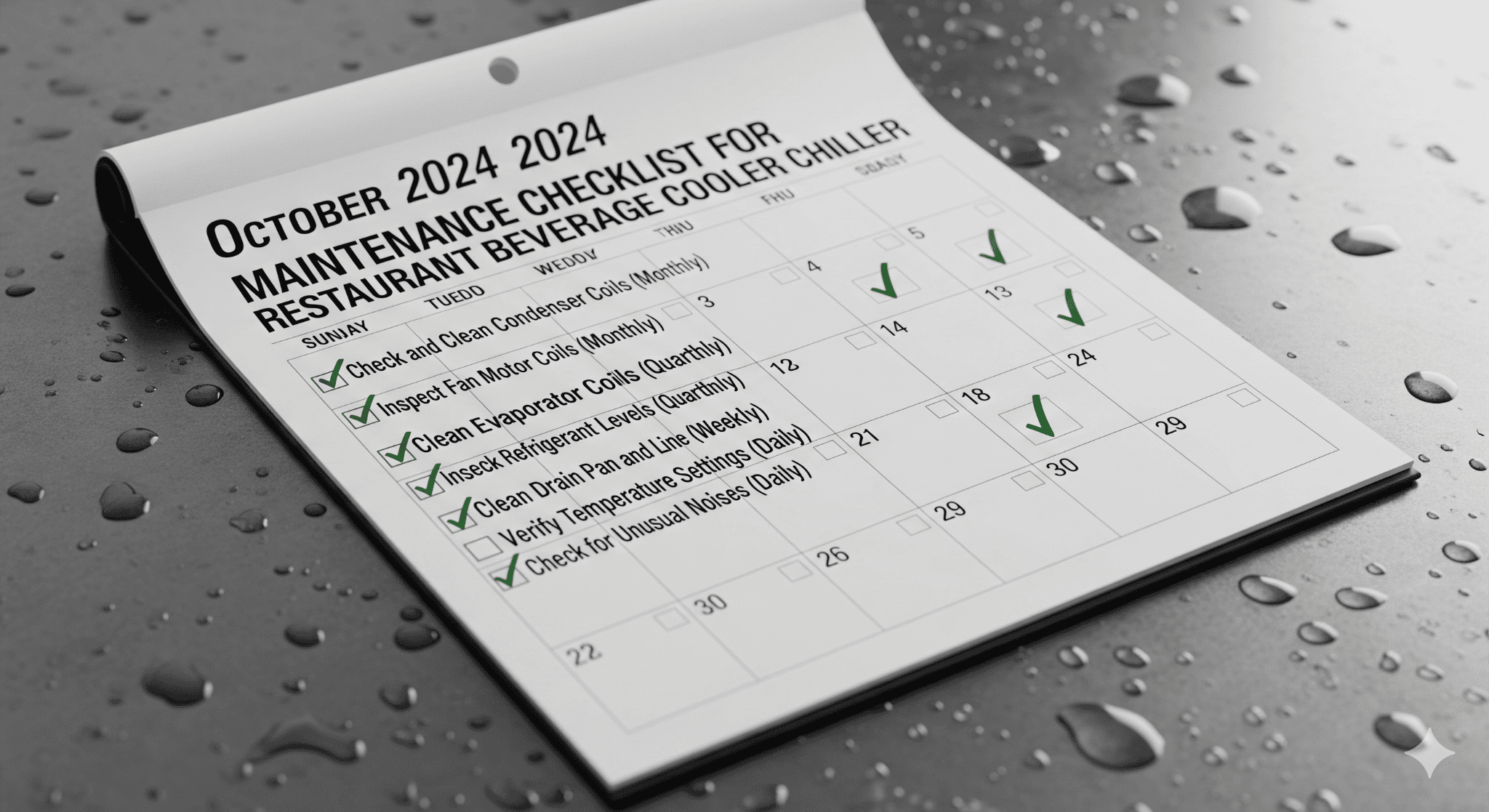 Checklist Perawatan Mingguan & Bulanan Chiller Showcase yang Wajib Dilakukan