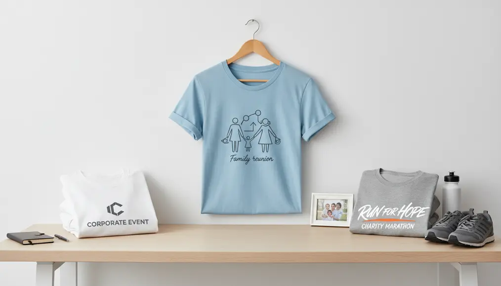 Inspirasi Desain Sablon Kaos Berdasarkan Jenis Acara