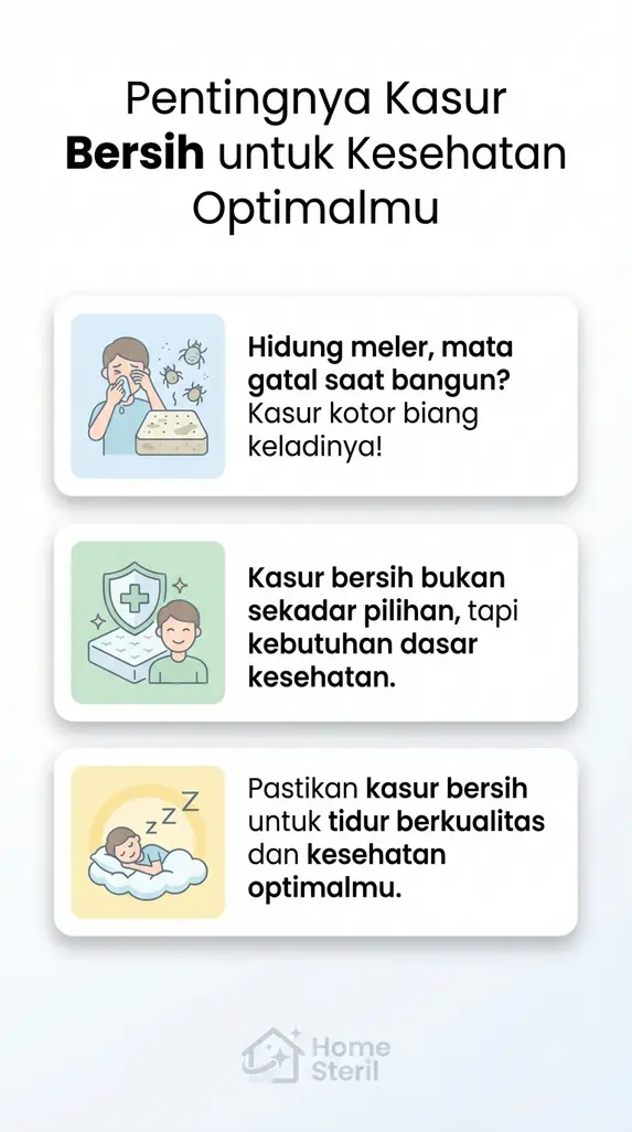 Pentingnya Kasur Bersih untuk Kesehatan Optimalmu