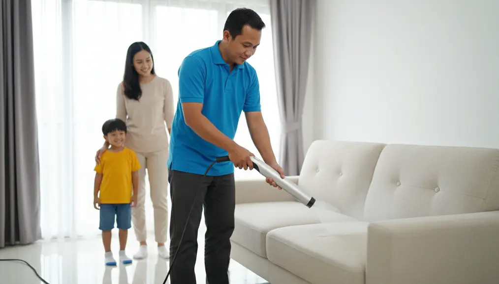 Jasa Cuci Sofa Berbasis Uap: Solusi Aman dan Efektif untuk Keluarga dengan Anak-Anak