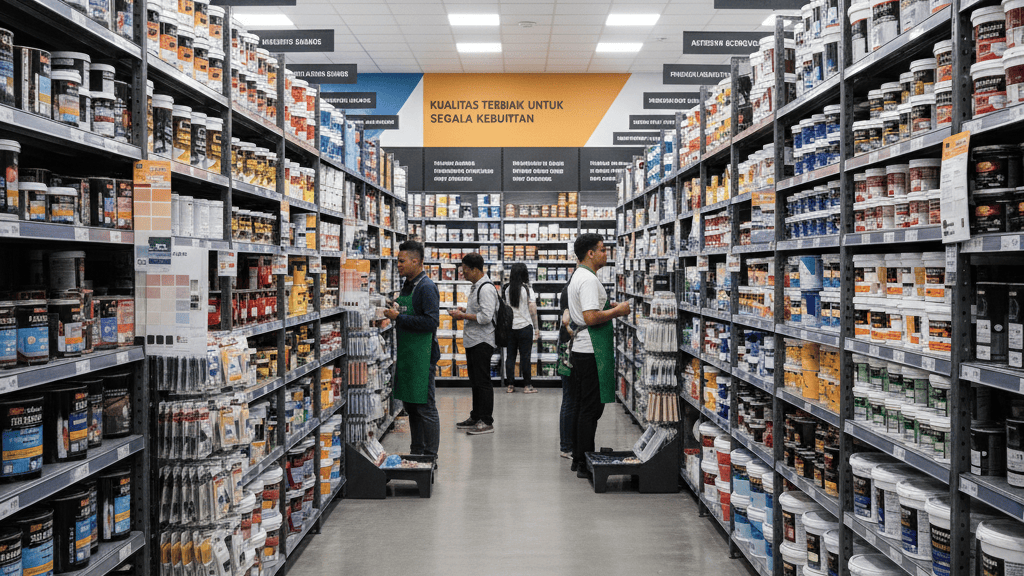 Jenis dan Kualitas Cat yang Dipilih