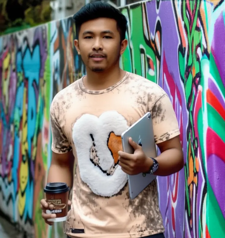 Menciptakan Masterpiece: Panduan Sablon Baju Custom Multi-Tekstur dengan Kombinasi Teknik Inovatif (Discharge, Flock, & Gel)