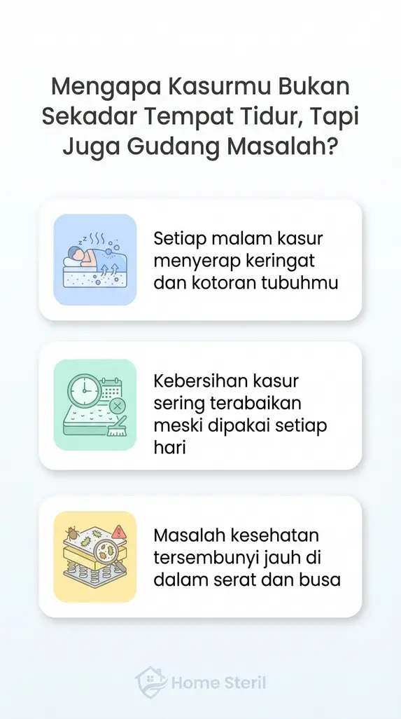 Mengapa Kasurmu Bukan Sekadar Tempat Tidur, Tapi Juga Gudang Masalah?