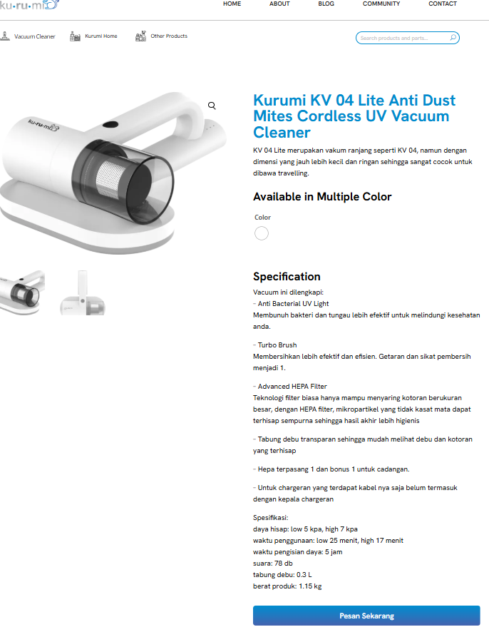 Kurumi: Ahli Sterilisasi dengan Teknologi UV-C