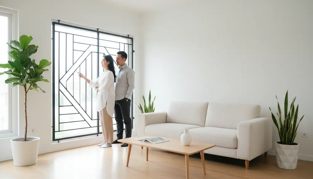 Teralis Jendela Kombinasi (Besi + Stainless Steel): Kekuatan dan Estetika Dua Material