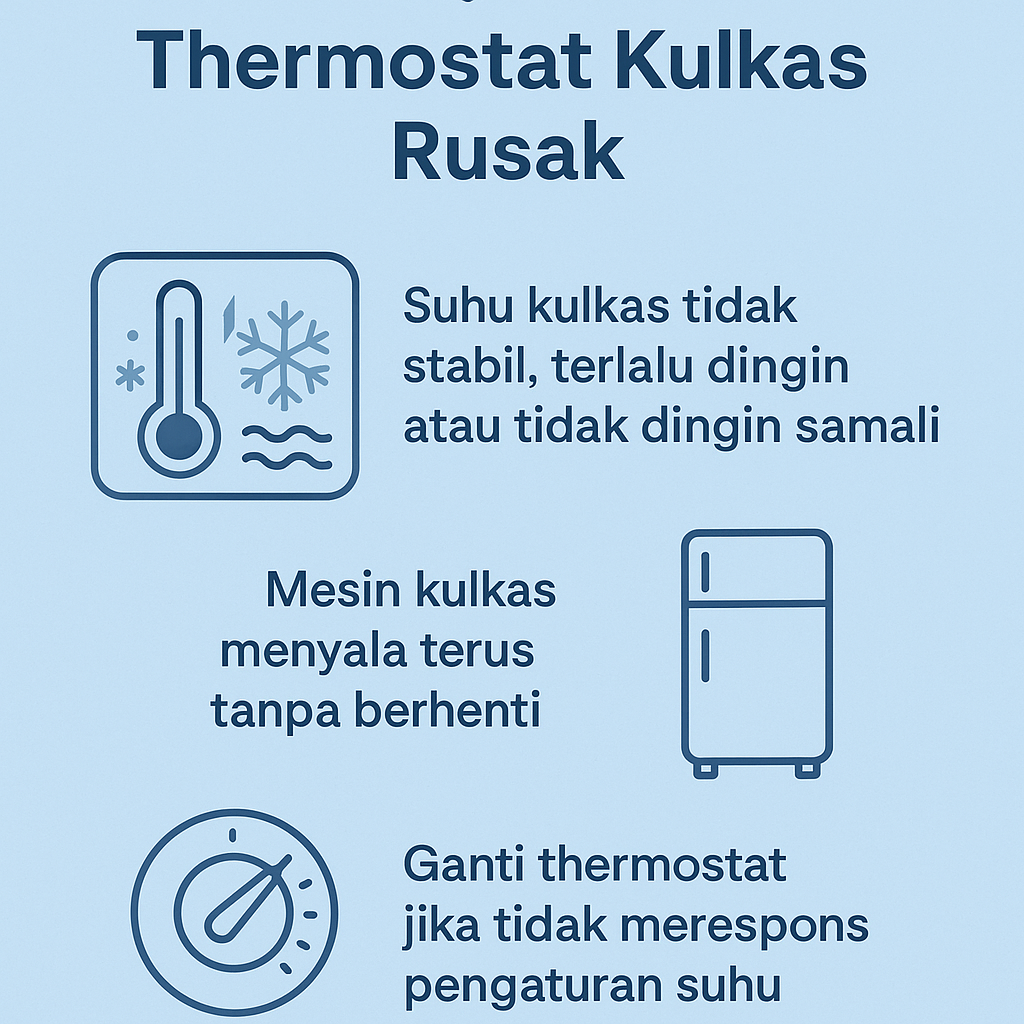 Thermostat Kulkas Rusak