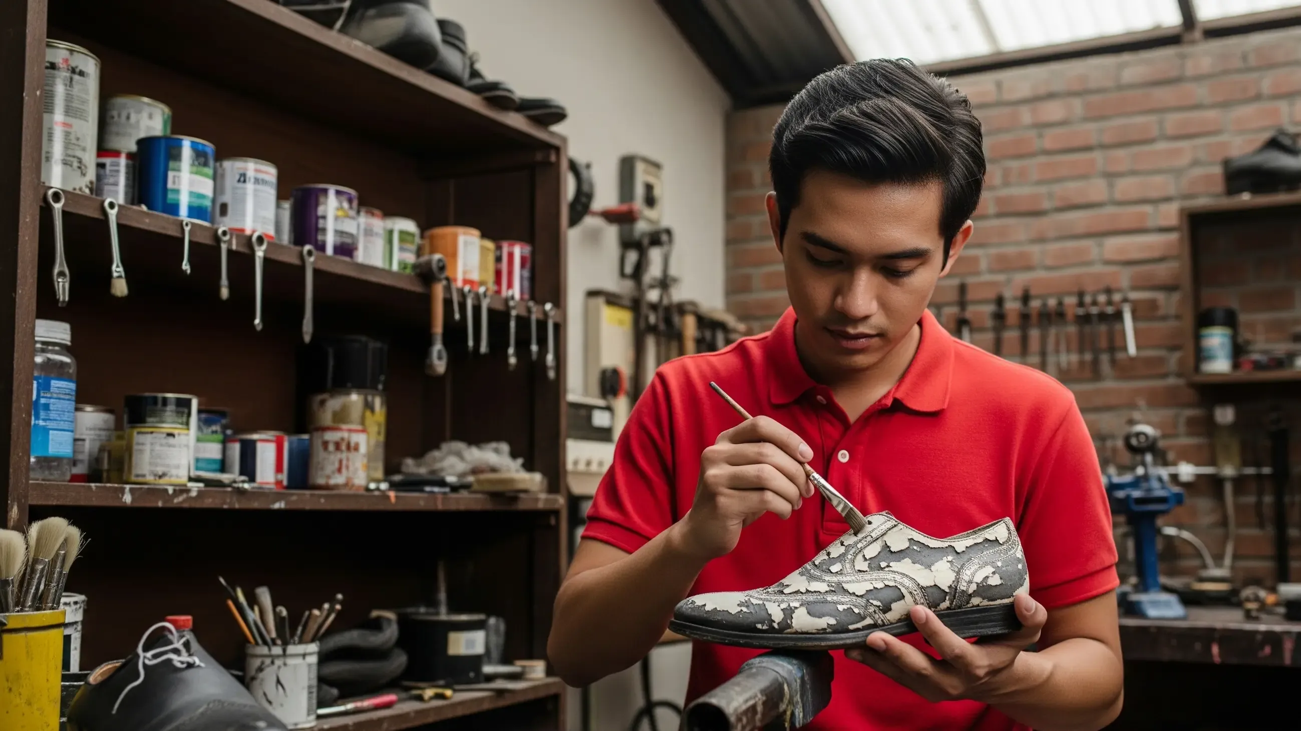 Atasi Masalah Repaint Sepatu Retak dan Mengelupas dengan Mudah
