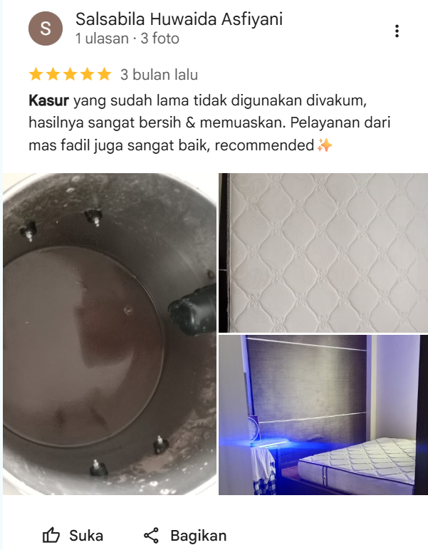 Testimoni Pelanggan Home Steril