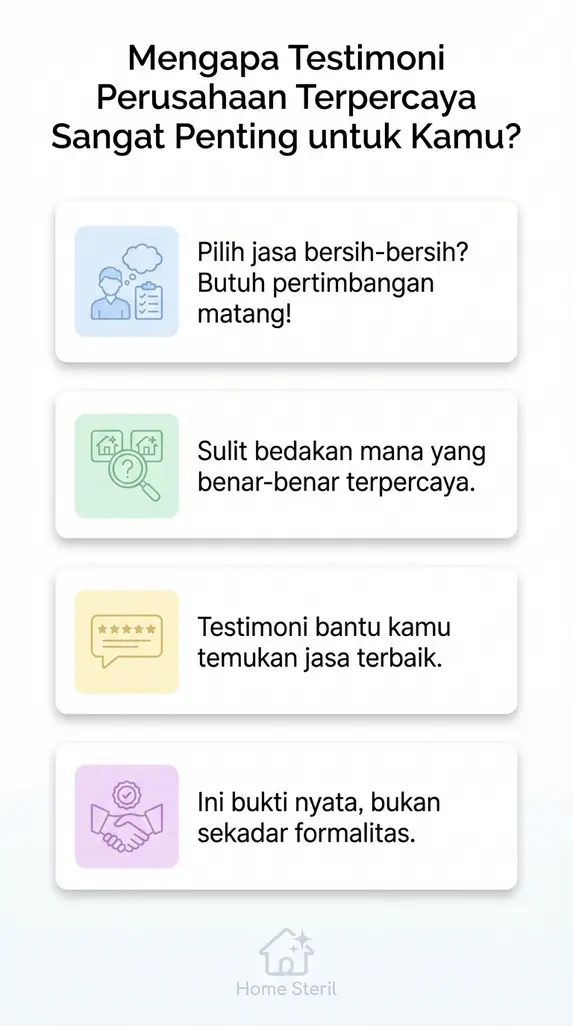 Mengapa Testimoni Perusahaan Terpercaya Sangat Penting untuk Kamu?