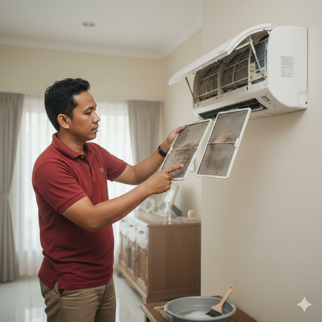 Cara Memeriksa dan Membersihkan Filter Udara AC dengan Benar