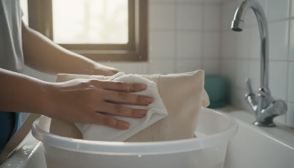 Cuci Tas Bagian Luar